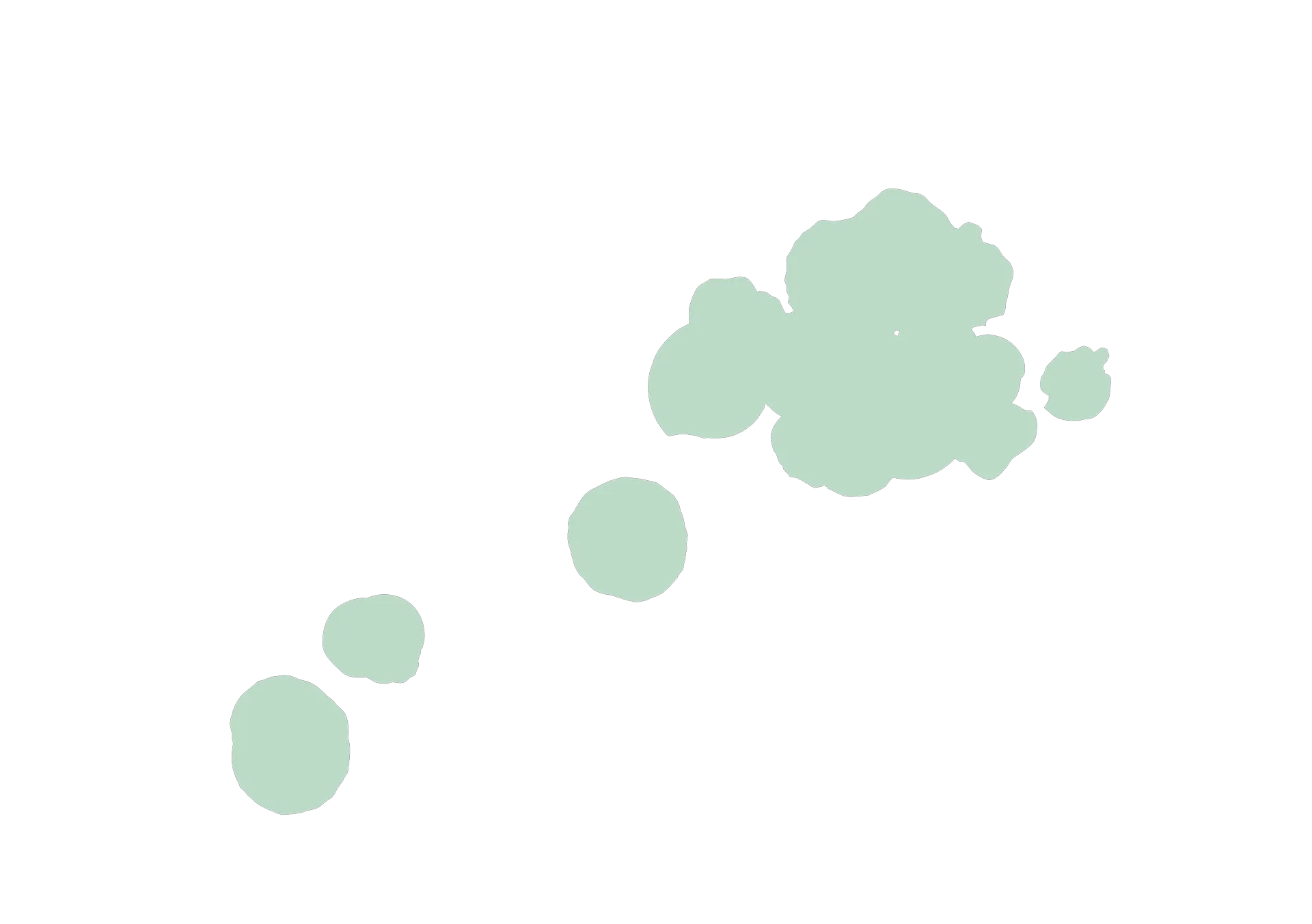 Coverage areas
